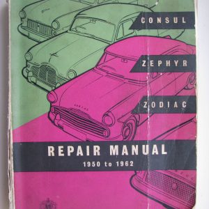 Ford, Consul, Zephyr, Zodiac, Repair manual 1950-1962