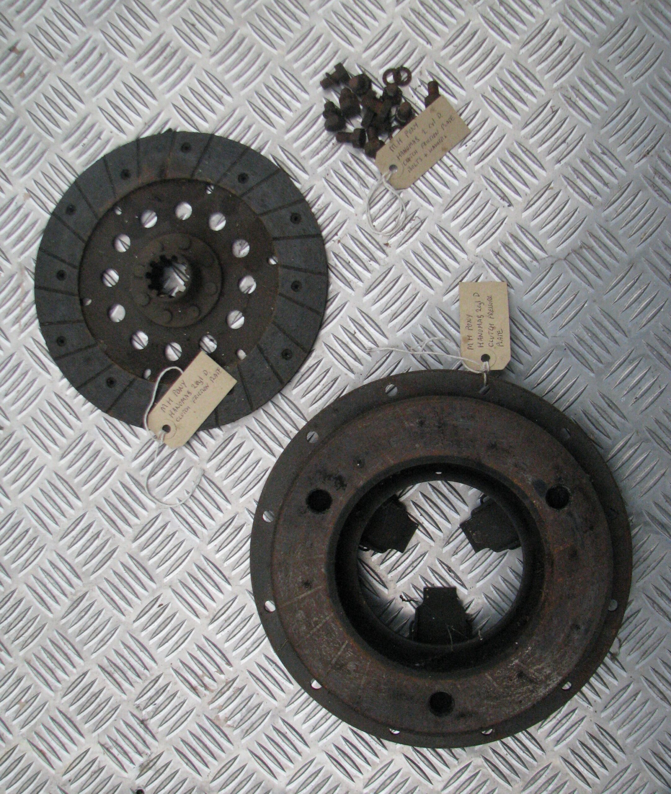 Massey Harris Pony 820 Hanomag engine, Clutch set USED